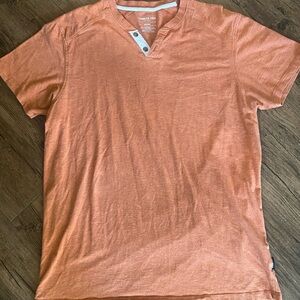 Kenneth Cole Vibrant Orange Short Sleeve Tee